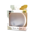Ciotola in Silicone Con Base a Sottovuoto e Coperchio YELLOW /confezione/